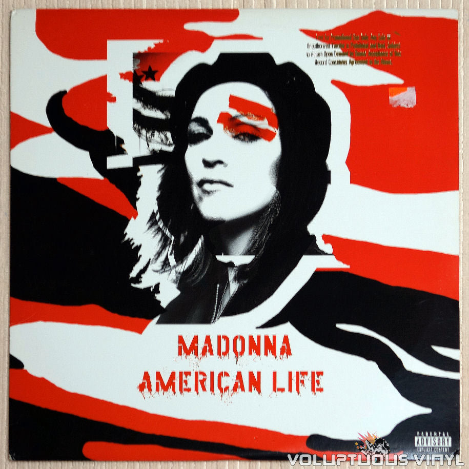 Madonna ‎– American Life - Vinyl Record - Front Cover