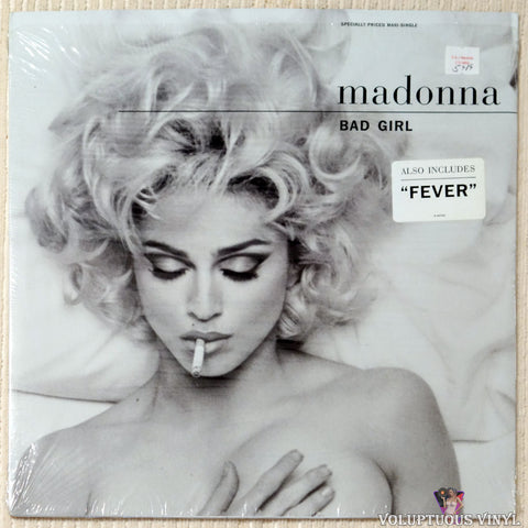 Madonna ‎– Bad Girl vinyl record front cover
