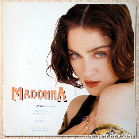 Madonna ‎– Cherish vinyl record front cover