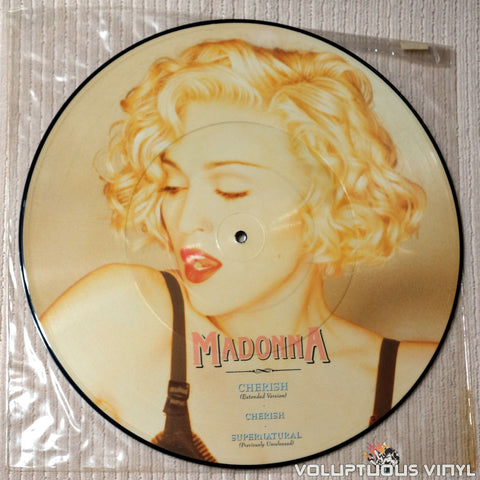 Madonna – Cherish (1989) 12" Single, Picture Disc, UK Press