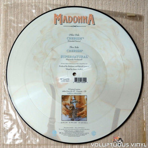 Madonna ‎– Cherish - Vinyl Record - Side 2