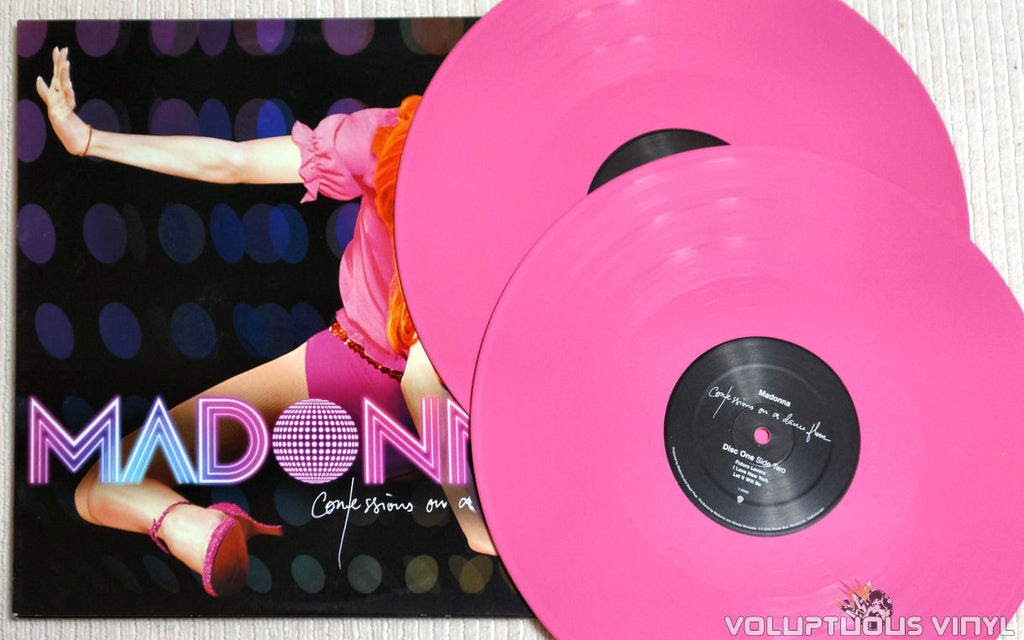 Madonna Confessions On A Dance Floor 2006 2 Vinyl Lp Al Limited Edition Numbered Pink Voluptuous Records