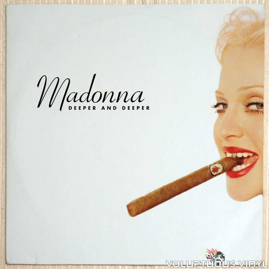 Madonna ‎– Deeper And Deeper - Vinyl Record - Front Cover