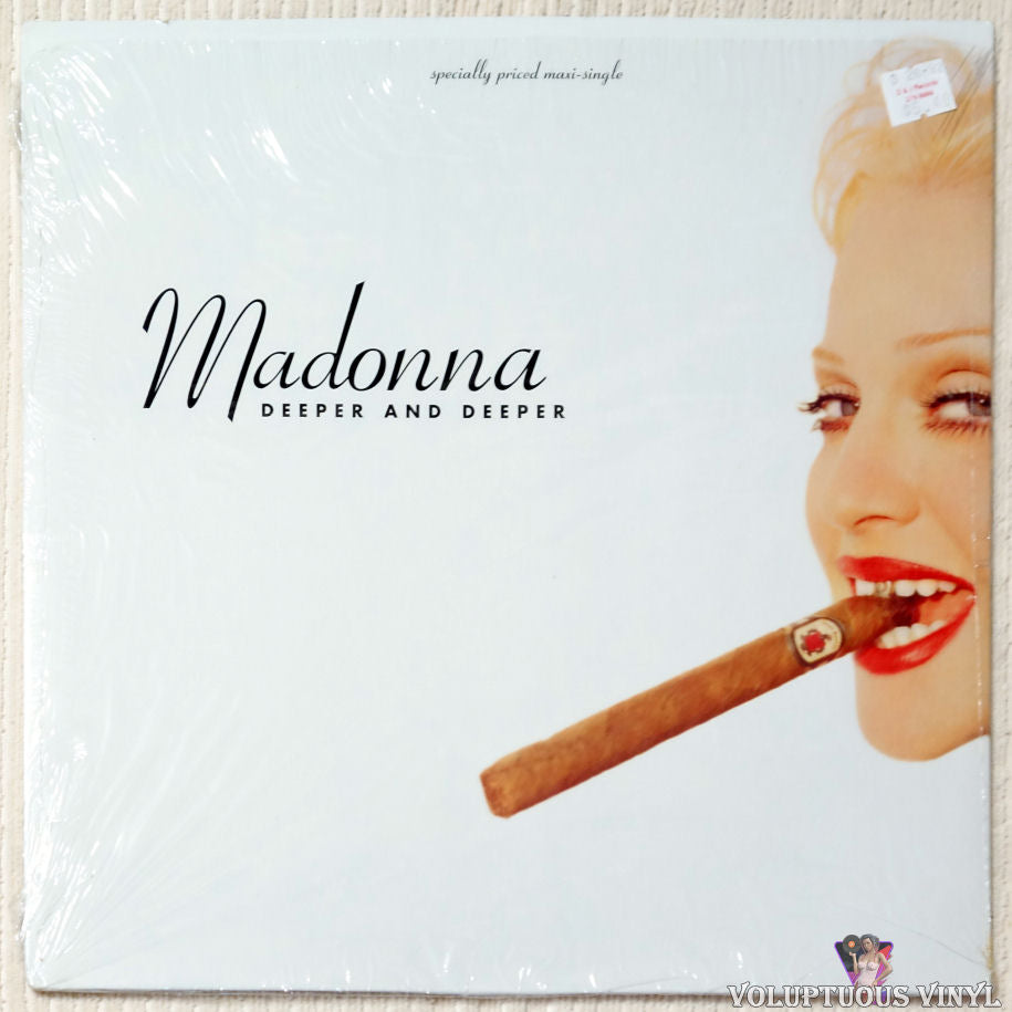 Madonna ‎– Deeper And Deeper vinyl record front cover