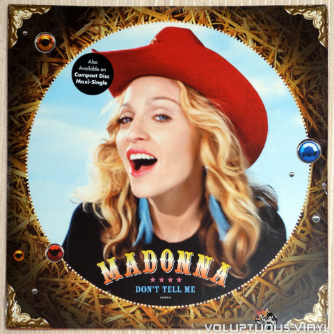 Madonna ‎– Don't Tell Me - Vinyl Record - Front Cover