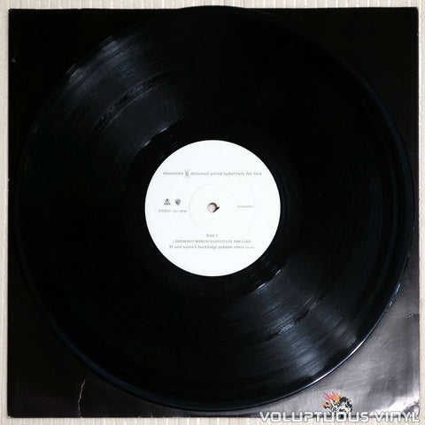 Madonna ‎– Drowned World / Substitute For Love - Vinyl Record - Side 1