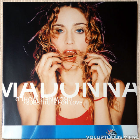 Madonna – Drowned World / Substitute For Love (1998) 12" Single, German Press