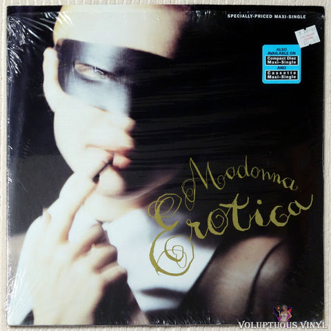 Madonna ‎– Erotica vinyl record front cover