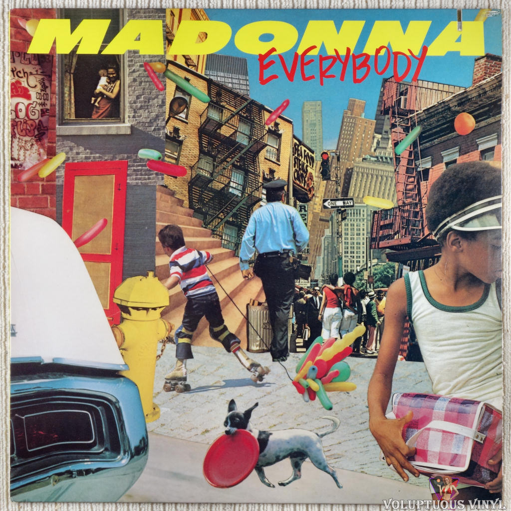 Madonna ‎– Everybody vinyl record front cover