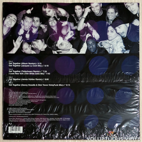 Madonna ‎– Get Together - Vinyl Record - Back Cover