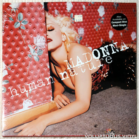 Madonna ‎– Human Nature vinyl record front cover