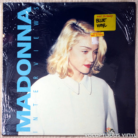 Madonna – Interviews (?) Unofficial, Blue Vinyl, UK Press