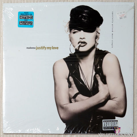 Madonna ‎– Justify My Love vinyl record front cover