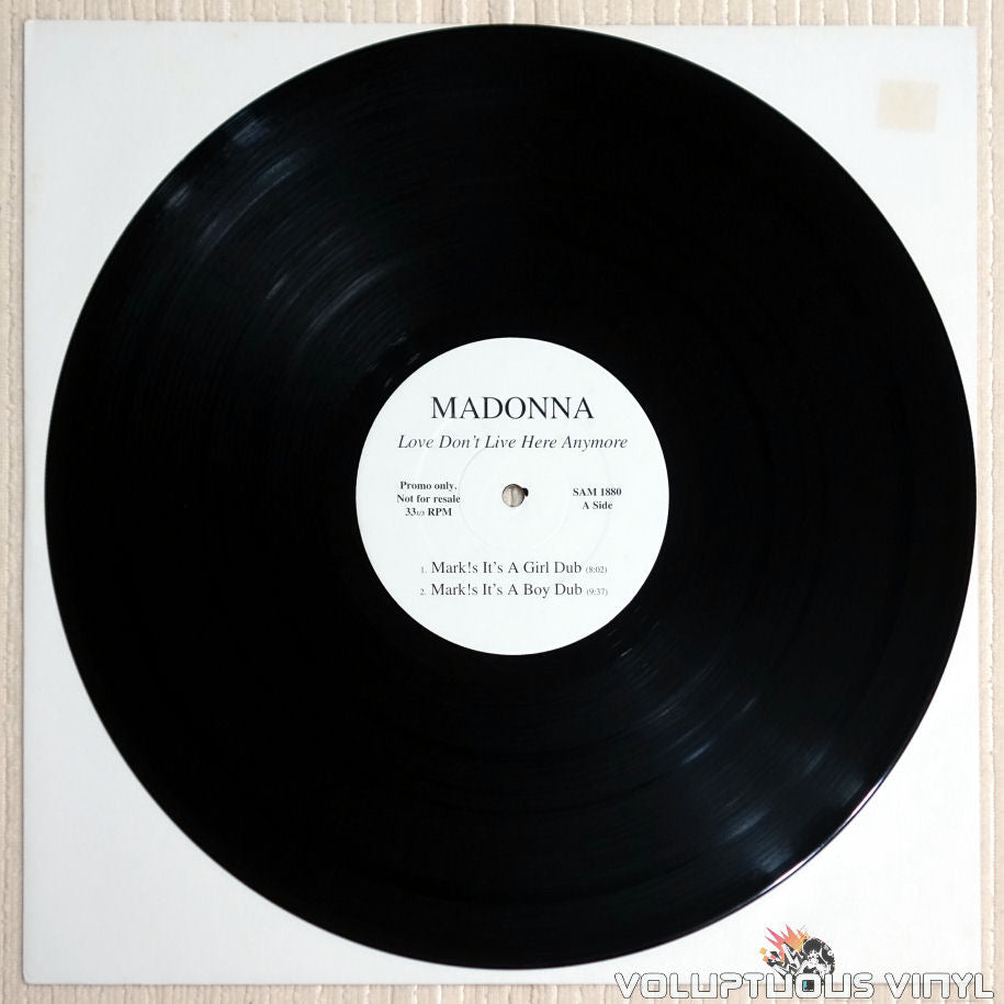 Madonna ‎– Love Don't Live Here Anymore vinyl record