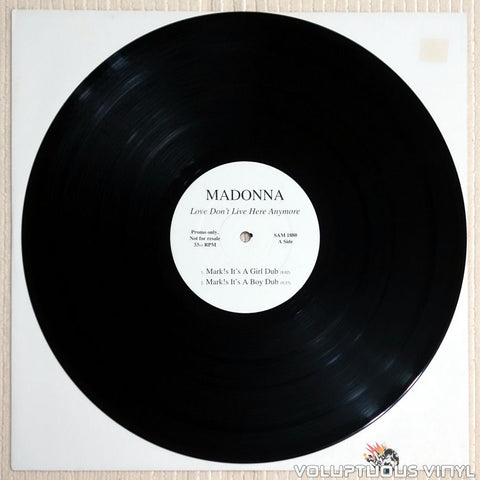 Madonna ‎– Love Don't Live Here Anymore vinyl record