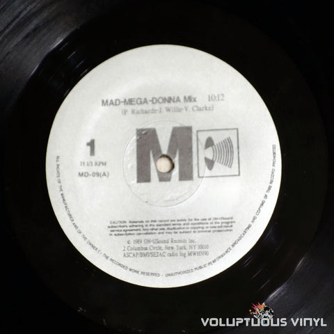 Madonna ‎– Mad-Mega-Donna Mix - Vinyl Record - Side A