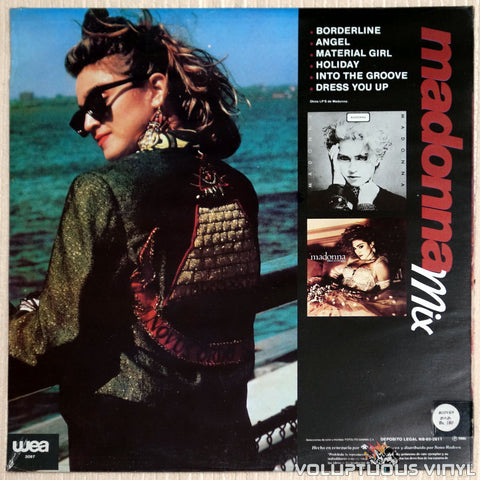 Madonna ‎– Madonna Mix - Vinyl Record - Back Cover