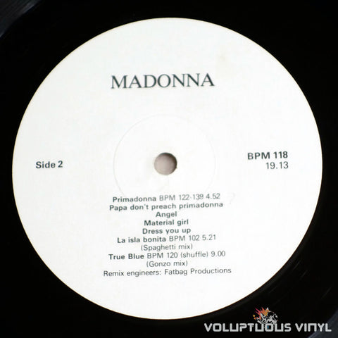 Madonna ‎– Megadonna - Vinyl Record - Side 2