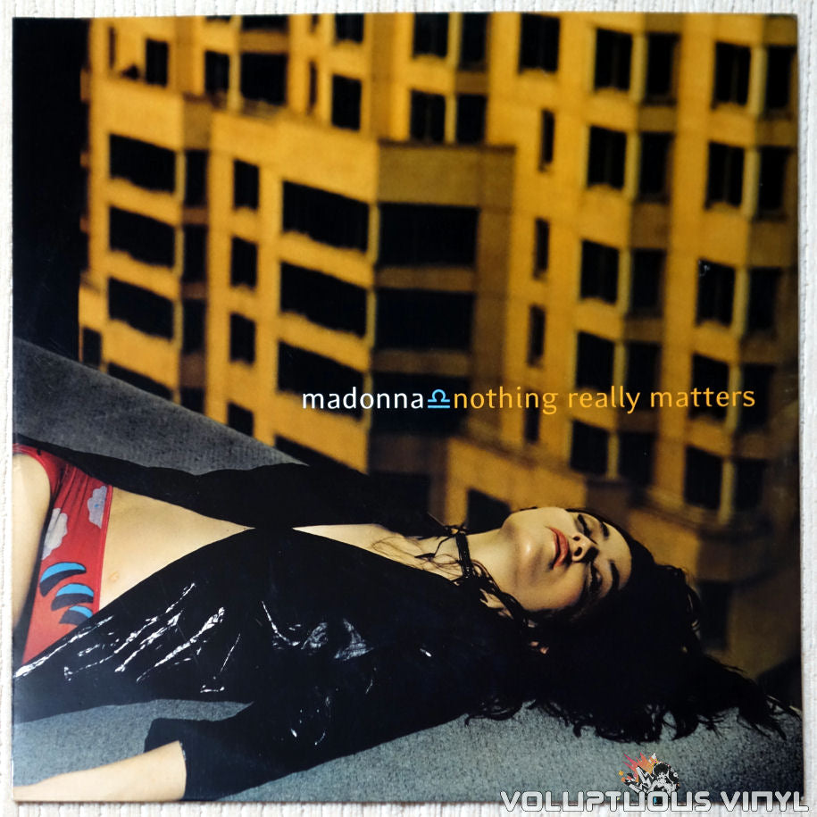 Madonna ‎– Nothing Really Matters vinyl record front cover