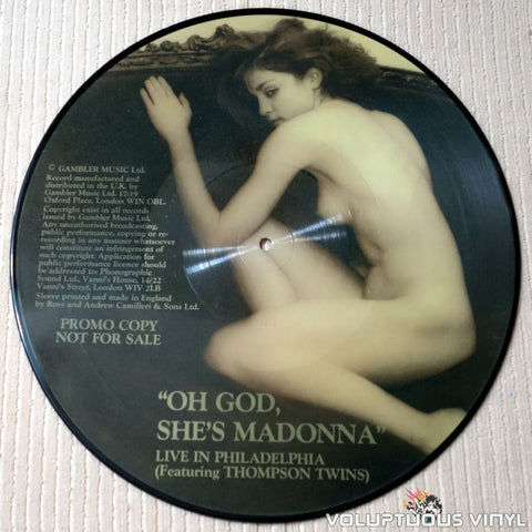Madonna ‎– Oh God, She's Madonna - Vinyl Record - Nude Picture Disc