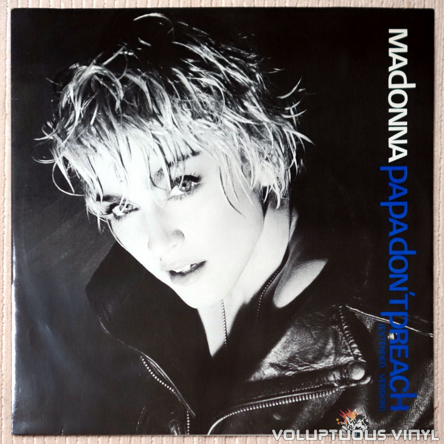 Madonna ‎– Papa Don't Preach - Vinyl Record - Front Cover