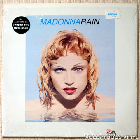 Madonna ‎– Rain - Vinyl Record - Front Cover