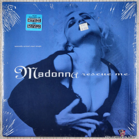 Madonna ‎– Rescue Me vinyl record front cover