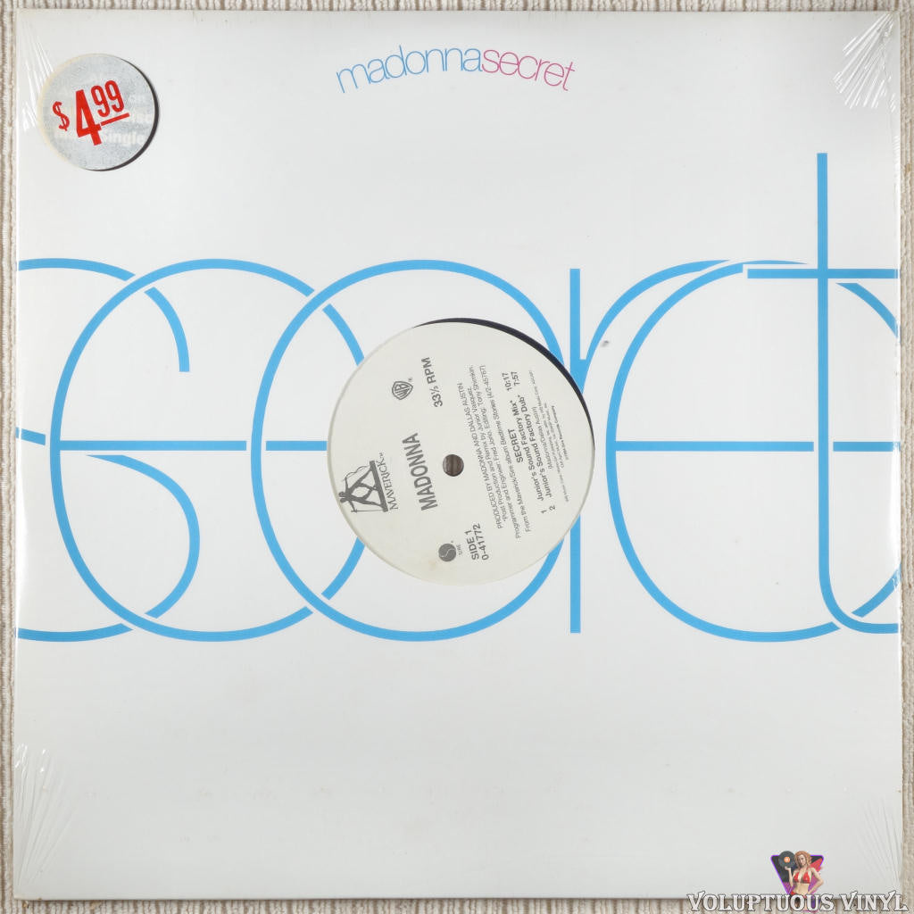 Madonna ‎– Secret vinyl record front cover
