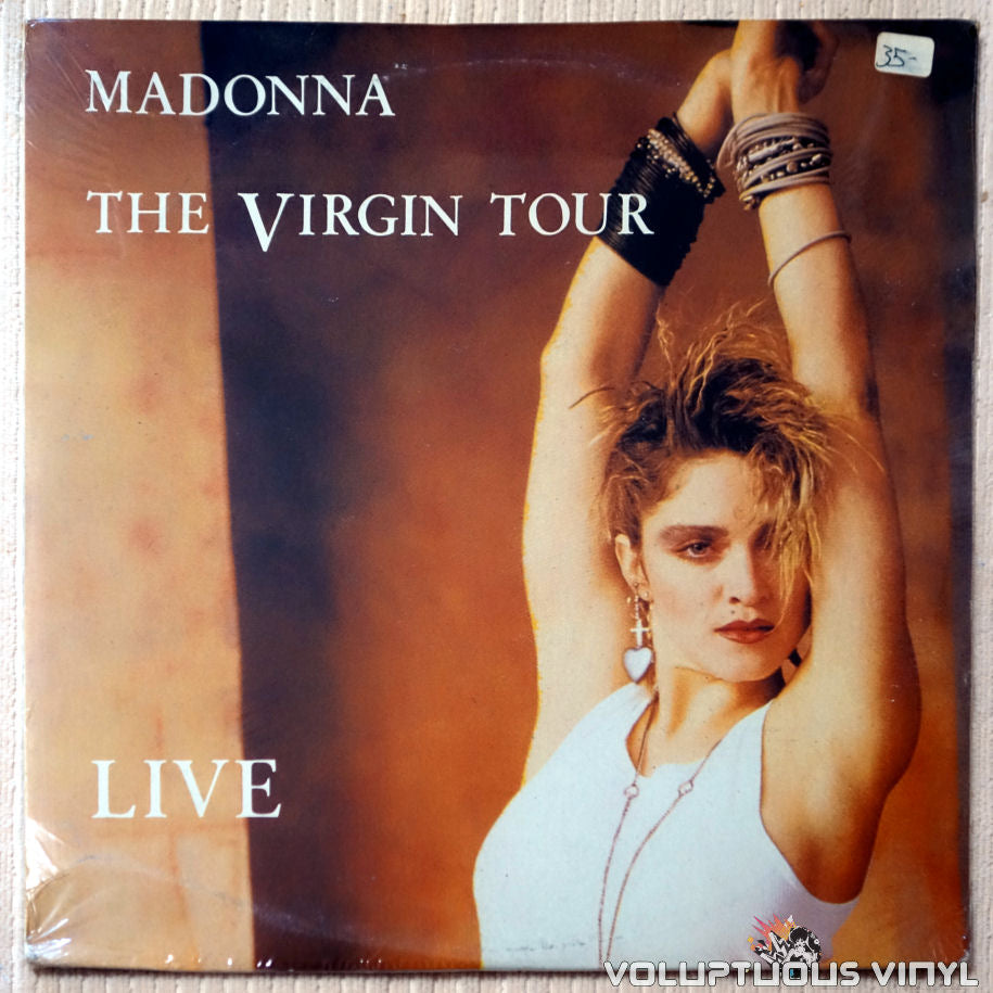 Madonna ‎– The Virgin Tour Live - Vinyl Record - Front Cover