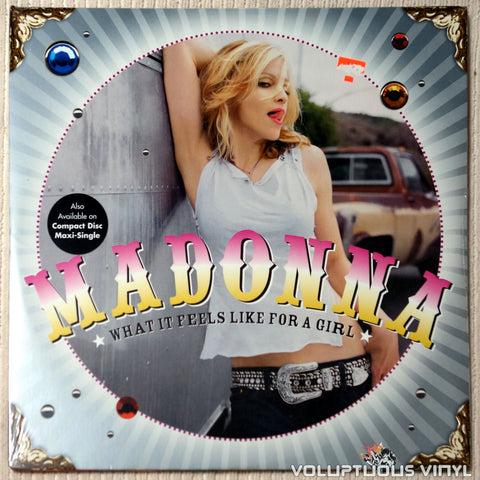 Madonna ‎– What It Feels Like For A Girl - Vinyl Record - Front Cover