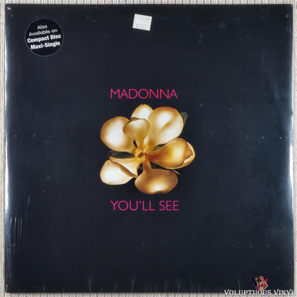 Madonna ‎– You'll See vinyl record front cover