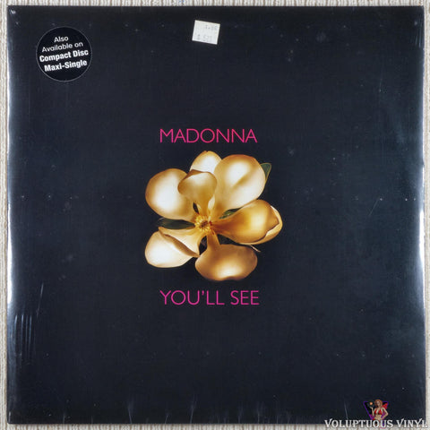 Madonna ‎– You'll See (1996) 12" Single, SEALED