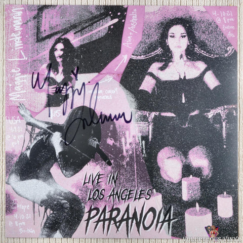 Maggie Lindemann – Paranoia Live In Los Angeles vinyl record autographed print