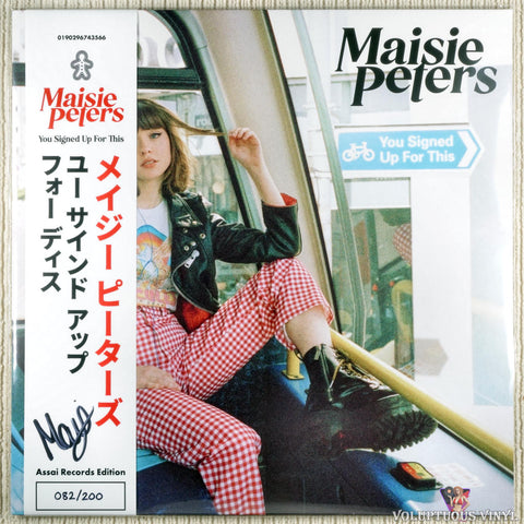 Maisie Peters – You Signed Up For This (2021) White Vinyl, Autographed, Numbered Limited Edition, UK Press, SEALED