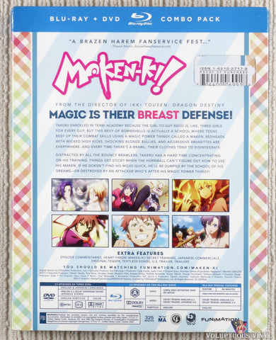 Maken-Ki: Complete Series Blu-ray / DVD back cover