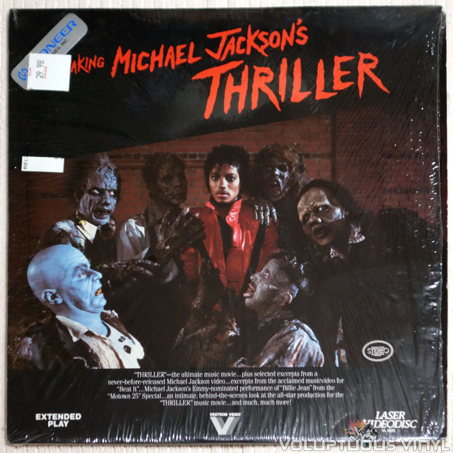 Michael Jackson: Making Michael Jackson's Thriller - Laserdisc - Front Cover