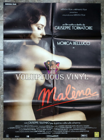Malena (2000) - Italian 2F - Nude Monica Bellucci film poster
