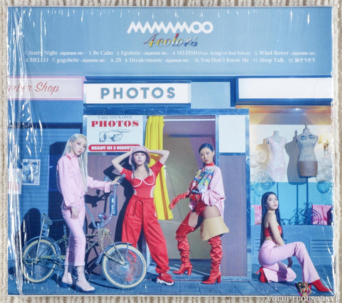 Mamamoo – 4colors CD back cover