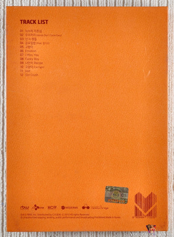 Mamamoo – Melting CD back cover