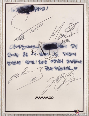 Mamamoo – WAW (2021) Promo, Autographed (Printed), Korean Press