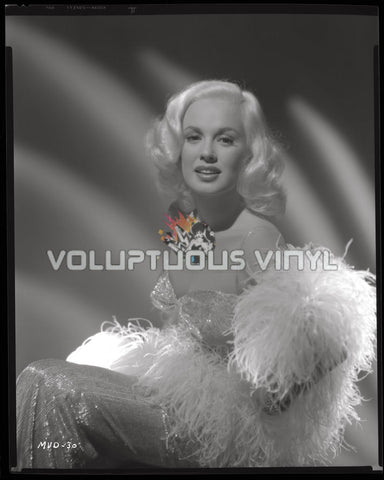 Mamie Van Doren - 1950's Hollywood Universal Glamour Portrait Negative
