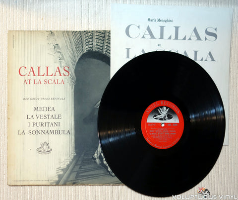 Maria Callas ‎– Callas At La Scala vinyl record