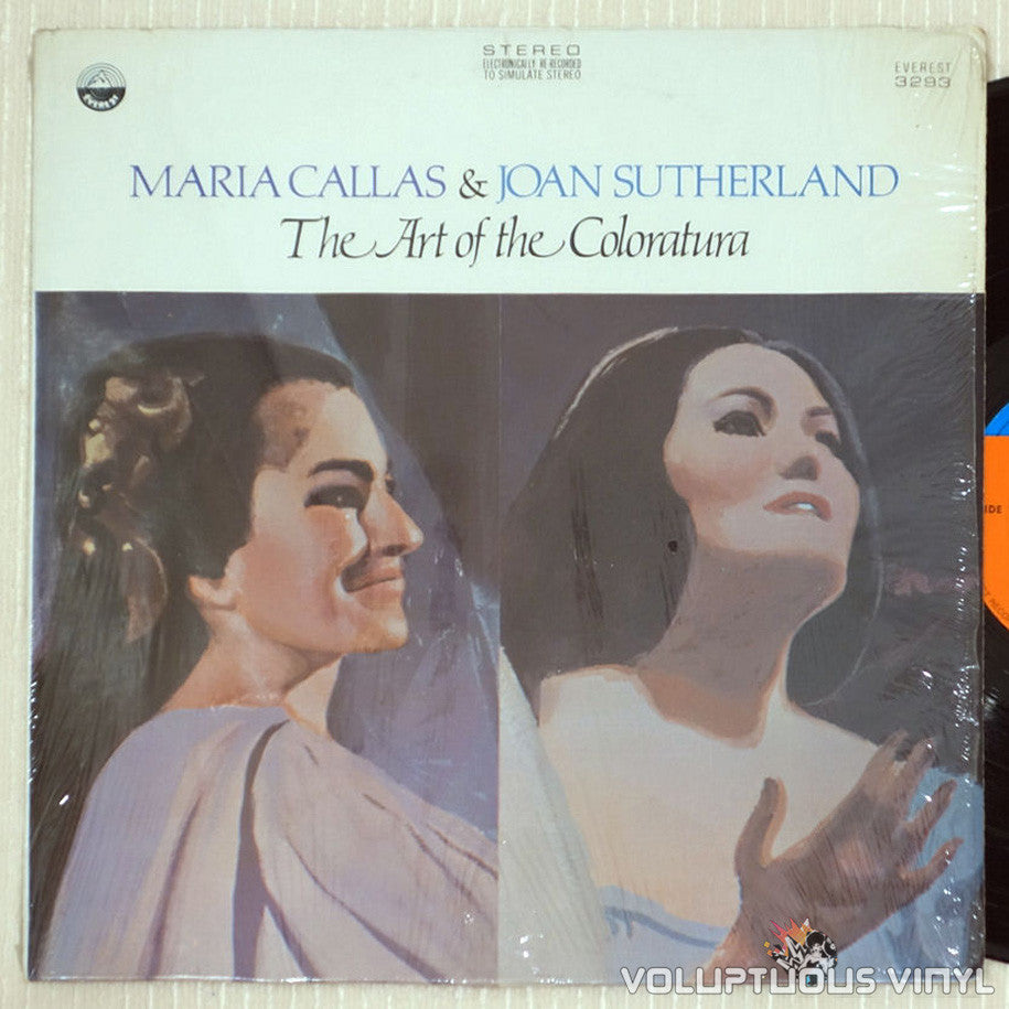 Maria Callas & Joan Sutherland ‎– The Art Of The Coloratura  vinyl record front cover