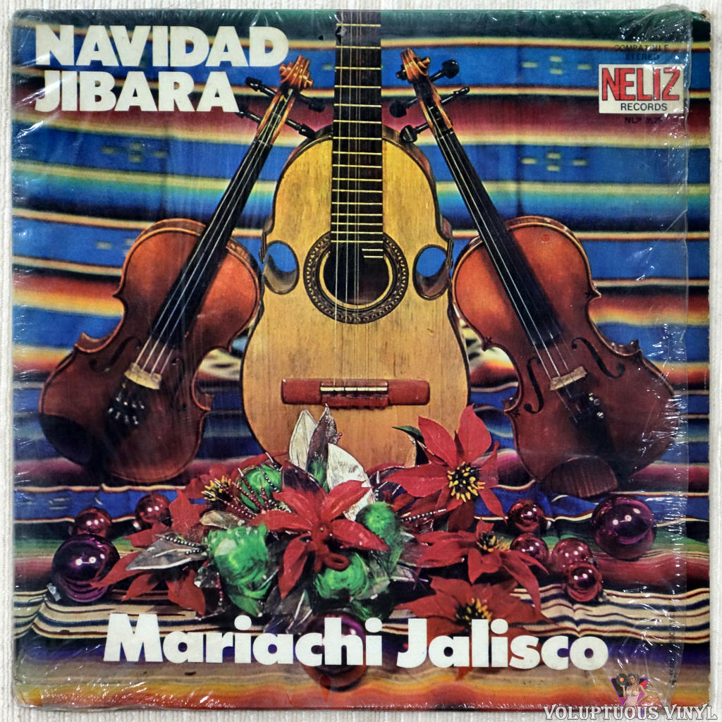 Mariachi Jalisco ‎– Navidad Jibara vinyl record front cover