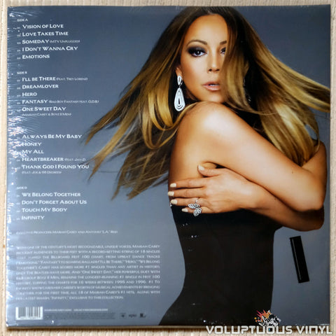 Mariah Carey ‎– #1 To Infinity vinyl record back cover