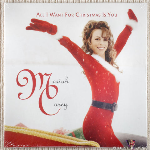 Mariah Carey – All I Want For Christmas Is You vinyl record front cover