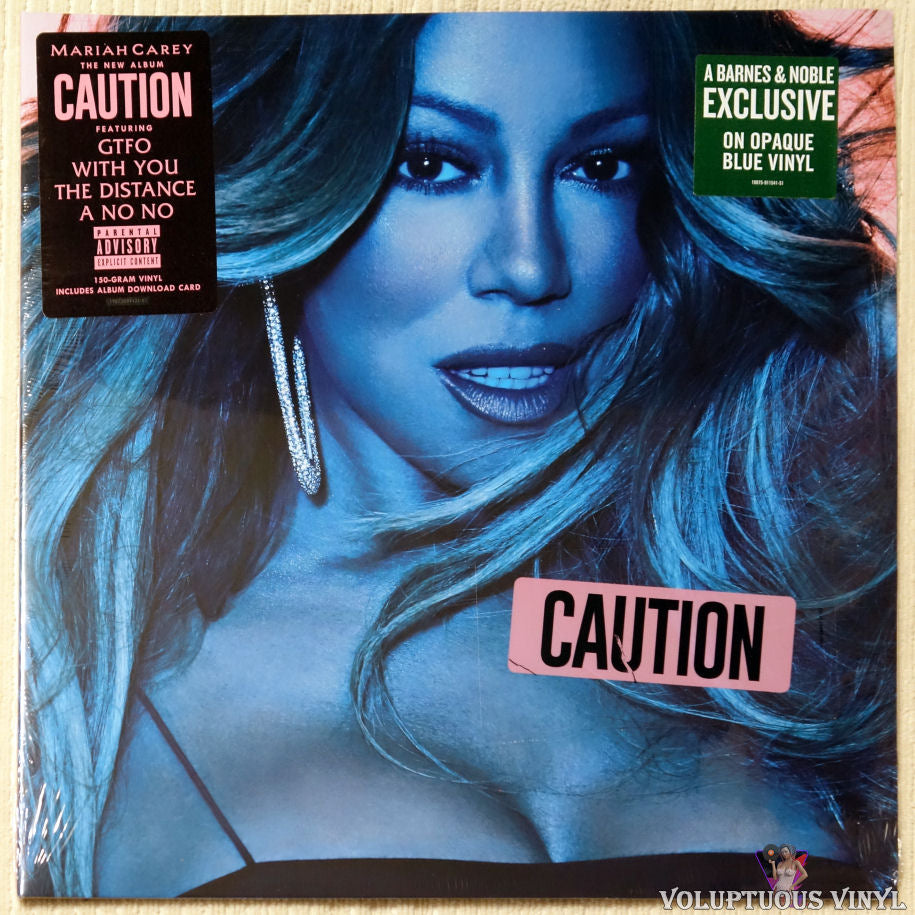 Mariah Carey ‎– Caution vinyl record front cover