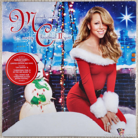 Mariah Carey ‎– Merry Christmas II You vinyl record front cover