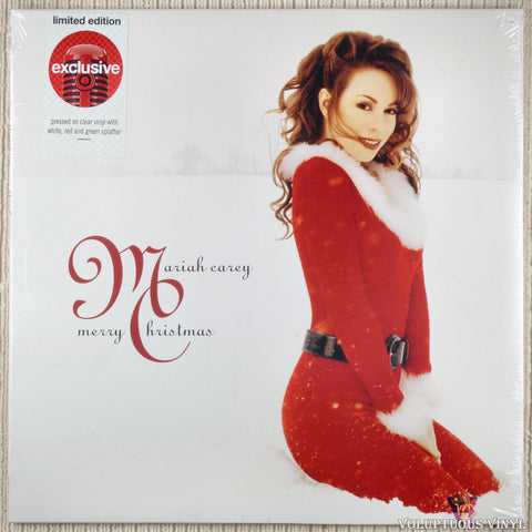 Mariah Carey ‎– Merry Christmas vinyl record front cover