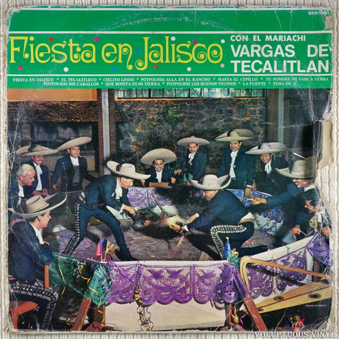 Mariachi Vargas De Tecalitlan ‎– Fiesta En Jalisco vinyl record front cover